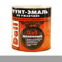 Грунт-эмаль 3в1 молотк, серебристый 0,75л Грунт-эмаль 3в1 молотк, серебристый 0,75л