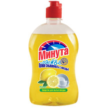 Минута средство для мытья посуды 500 г лимон