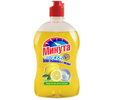 Минута средство для мытья посуды 500 г лимон