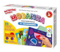 Игра магнитная Мозаика магнитная с заданиями арт.04116
