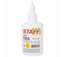 Клей ПВА STAFF с дозатором 65 гр. арт. 227376