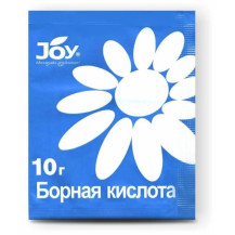 Кислота борная Джой 10/40 КЧХК 10г Кислота борная Джой 10/40 КЧХК 10г