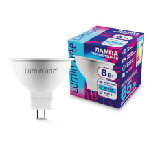 Лампа светодиодная LUMINARTE арт. LSTD-MR16-8W6KGU5.3 Лампа светодиодная LUMINARTE арт. LSTD-MR16-8W6KGU5.3