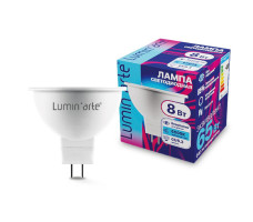 Лампа светодиодная LUMINARTE арт. LSTD-MR16-8W6KGU5.3