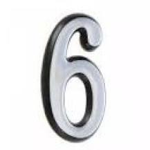 Цифра дверная "6" хром Цифра дверная "6" хром