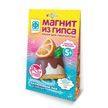 Магнит из гипса Апельсиновый Мусс Магнит из гипса Апельсиновый Мусс