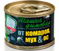 Шашка дымовая от комаров, мух и ос, инсектицидная, 50 г, HELP