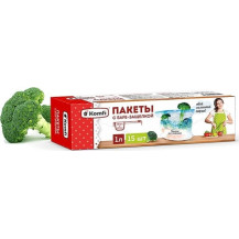 Пакеты Komfi/25 Safe-защелкой 1л 15 шт арт. PES001M Пакеты Komfi/25 Safe-защелкой 1л 15 шт арт. PES001M