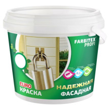 Краска акриловая фасадная FARBITEX 3кг