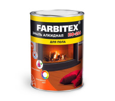 Эмаль для пола алкидно-уретановая желто -коричневая 1,8 кг ПФ -266 FARBITEX