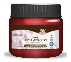 Эмаль акриловая универсальная OLECOLOR перламутровая терракот 100г