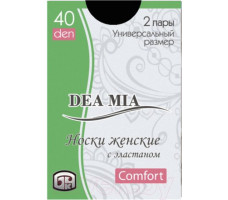 Носки женские 1412/8, р.универсальный (23-25), черный
