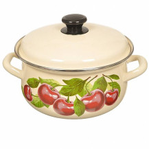 Кастрюля сферическая с металлической крышкой Весна 3 л арт. 61904-122/6 Кастрюля сферическая с металлической крышкой Весна 3 л арт. 61904-122/6