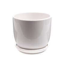 Горшок для цветов керамич. 14х13см арт. TX93003white-3