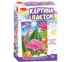 Картина из пайеток - Фламинго Картина из пайеток