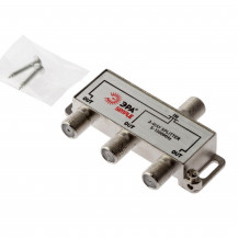 Делитель ТВ ЭРА 3 ответвливателя под разъем Simple DS-F-02 арт. Б0048321 Делитель ТВ ЭРА 3 ответвливателя под разъем Simple DS-F-02 арт. Б0048321