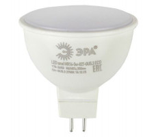 Лампочка светодиодная ЭРА LED MR16-7w-827-GU5,3R софит теплый белый с 7Вт арт.EAN-13