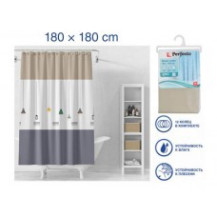 Шторка для ванной Secret лампы PERFECTO LINEA 180х180 см арт. 36-118101