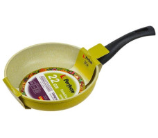 Сковорода ф 22х5.3 см, алюм., антиприг. покр., серия Cook&Fun, зеленая, PERFECTO LINEA