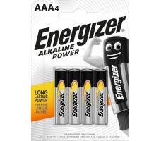 Батарейка Energizer Alk Power AAA BP4