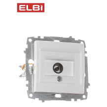 Розетка для ТВ концевая, белоснежный, EL-BI Zena-Vega 609-015600-246 Розетка для ТВ концевая, белоснежный, EL-BI Zena-Vega 609-015600-246